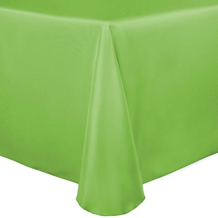 

Ultimate Textile Bridal Satin 108 x 156-Inch Oval Tablecloth