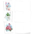 thumbnail image 3 of The Best Card Company - 20 Assorted Blank Plant Cards (4 x 5.12 Inch) (10 Designs, 2 Each) - Watercolor Floral Splendor AM7164OCB-B2x10, 3 of 9