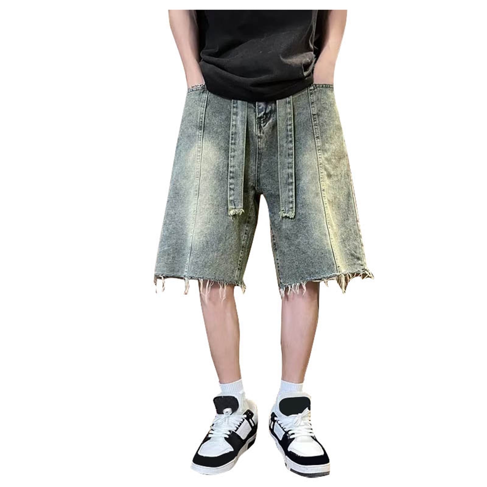 Blphud Summer Shorts Mens Wear Denim Shorts Summer Short