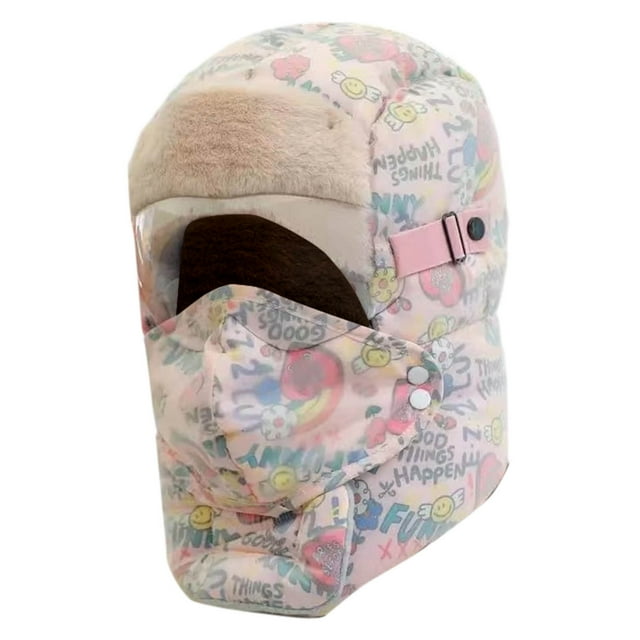 Winter Sports 2 In 1 Windproof Full Cover Eye Hat for Outdoor Riding and Winter Exploration