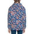 thumbnail image 6 of Naloa Rose Flowers Teenage Zipper Hoodie, Long Sleeve Zip Up Hoodies Casual Jackets Tops for 7-12 Years-Small, 6 of 6