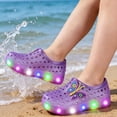 thumbnail image 5 of TrendOFT Kids Sandals Spring Summer Car Theme Luminous Garden Shoes For Toddler Boys Girls PP1 26, 5 of 6