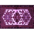 thumbnail image 1 of Ahgly Company Indoor Rectangle Persian Purple Traditional Area Rugs, 3' x 5', 1 of 4