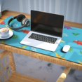 thumbnail image 3 of Long Mouse Pads for Desk,LightBlue Cartoon Dinosaurs Pterosaurs Desk Mats on Top Of Desks, Desk Mouse Pad Extra Large with 3mm Non-Slip Base and Stitched Edge for Gaming,Work,Home 35.4"x15.7", 3 of 5