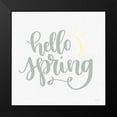 thumbnail image 2 of Imperfect Dust 20x20 Black Modern Framed Museum Art Print Titled - Hello Spring, 2 of 5