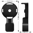 thumbnail image 3 of Speaker Wall Mount Holder For 3rd Generation Indoor Sound Box With Screwless ,black, 3 of 4
