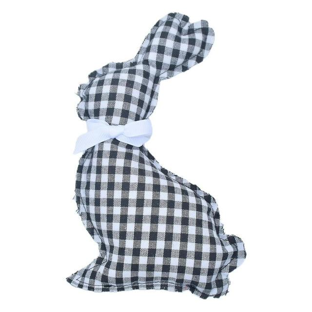 Easter Ribbit Bunny Ornaments Spring Simulation Rabbit Doll Holiday Party Decorations Gifts For Children Easter Decoration