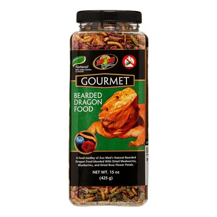 Zoo Med Gourmet Bearded Dragon Food, 15 Oz