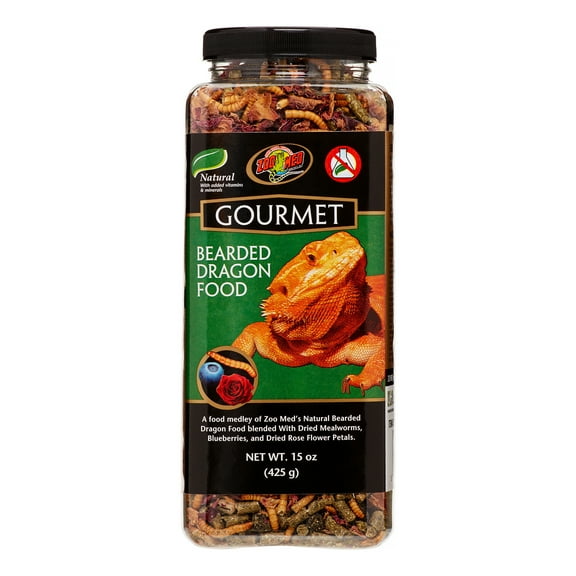 Zoo Med Gourmet Bearded Dragon Food, 15 Oz