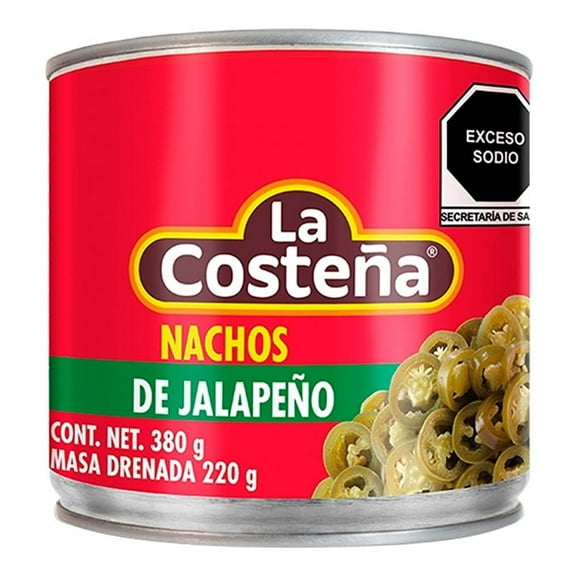 Nachos de jalapeño La Costeña en escabeche 380 g