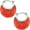Red Floral, variant on Murano Style Glass Hoop Earrings for Women Daisy Flower Stainless Steel Dangle Fun Vibrant Colorful Teacher Glass Jewelry Unique Anniversary 11.6 Gms Birthday Christmas Gifts