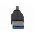 thumbnail image 4 of StarTech.com 0.5m 20in Slim Micro USB 3.0 Cable M/M - Right-Angle Micro-USB - USB 3.0 A to Micro B - Angled Micro USB 3.1 Gen 1 5Gbps (USB3AU50CMRS) - USB cable - Micro-USB Type B (M) to USB Type A (M) - USB 3.0 - 1.6 ft - right-angled connector, molded - black, 4 of 7