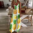 thumbnail image 3 of Lunarable Pineapple Sleeveless Dress for Women Clothing Female Women's Summer Skirt, 3 of 7