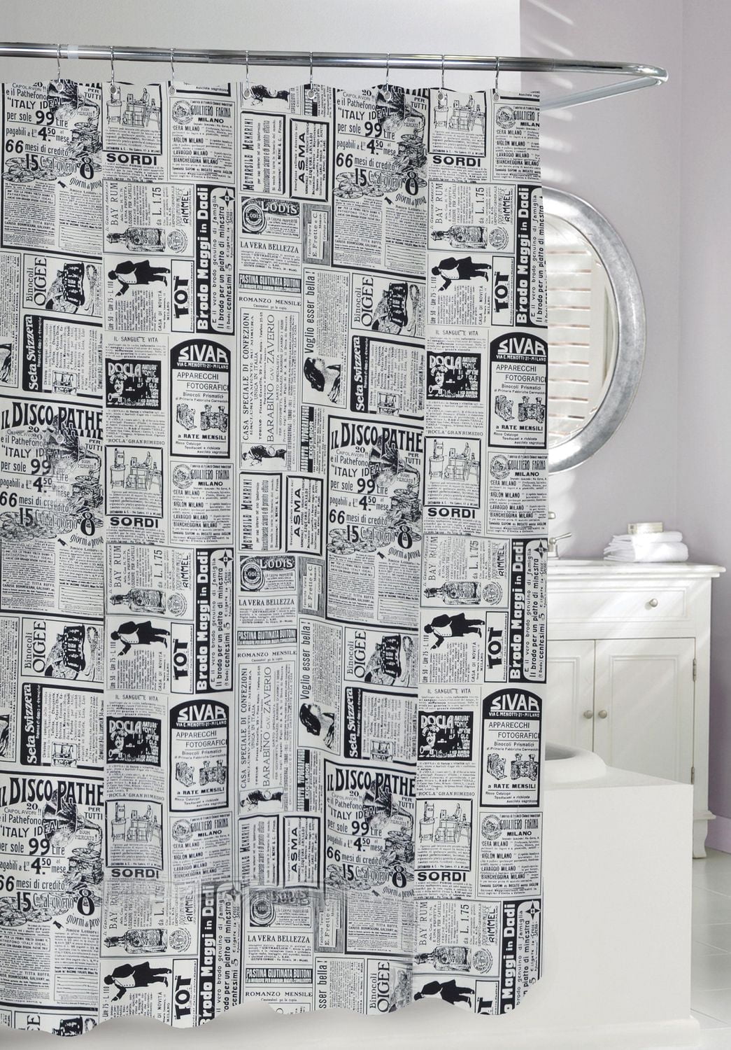 ZAVERIO SHOWER CURTAIN