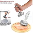 thumbnail image 2 of Reversible Meat Tenderizer And Pounder Dual Sided Meat Tenderizer Mallet Marinating Prep Tool, 2 of 5
