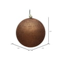 thumbnail image 2 of Vickerman 2.4" Mocha Glitter Ball Ornament, 24 per Bag, 2 of 2