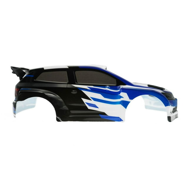 Carrocería para coche de drift RC 1:12, carrocería para vehículos RC, fácil instalación, PVC resistente azul blanco