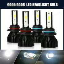 BSBSDJB For Chevy Trailblazer 2002-2009 LED Automotive Bulbs High-Low Beam, 4-Pack