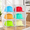 Clear, variant on 6 Pack Blue Stackable Hat Organizer Boxes, Holds Up to 48 Total Baseball Caps