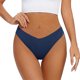 thumbnail image 2 of Tanga sin costuras de seda helada de cintura baja para mujer - Poliéster, transpirable, S-XXL, 2 of 3