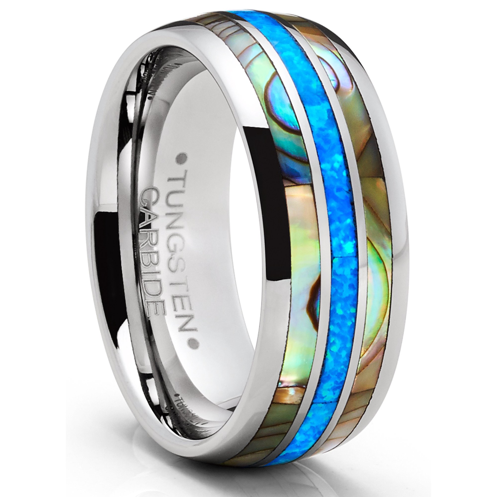 Men's & Women's Tungsten Wedding Band - 4mm, 6mm, Or 8mm Width, Domed Polished Comfort Fit, Engagement Or Wedding Ring