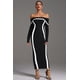 thumbnail image 5 of Vestido Bellabarnetten Hilda Maxi con hombros descubiertos y manga larga, 5 of 7