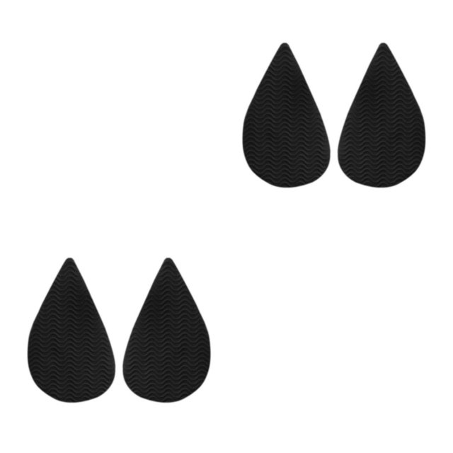 Guardoinrt Reliable Non-Slip Shoe Pads for High Heels with Self-Adhesive Backing Tip Head Black 2Set