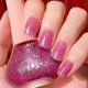 thumbnail image 2 of Esmalte de uñas de secado rápido para mujer, esmalte de uñas rojo púrpura con purpurina, translúcido, brillante, de larga duración, sin horno, de secado rápido, no pelable, 12 ml, 2 of 3