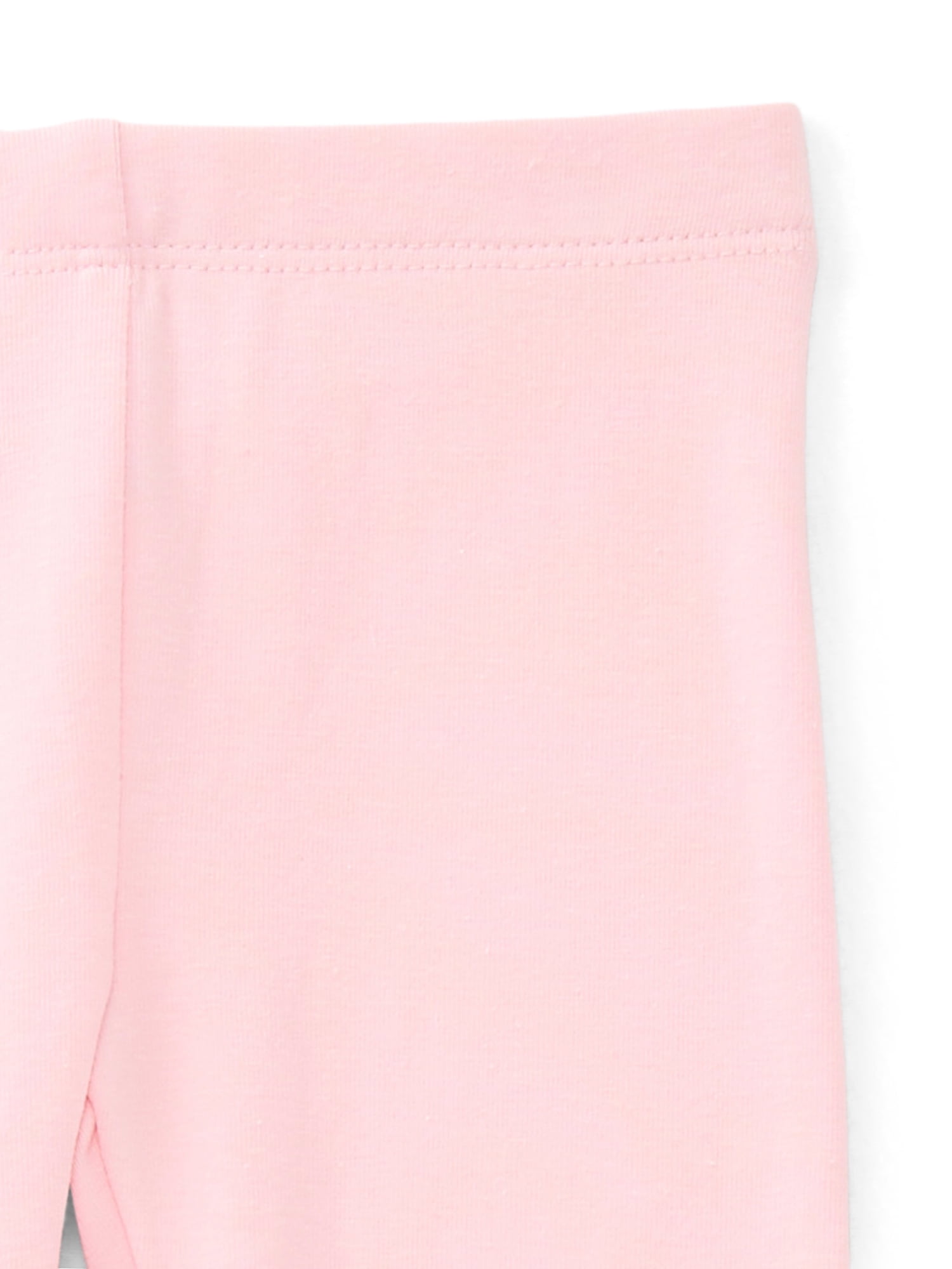 Wonder Nation Baby Girls Solid Leggings, 3-Pack, Sizes 0-24 Months