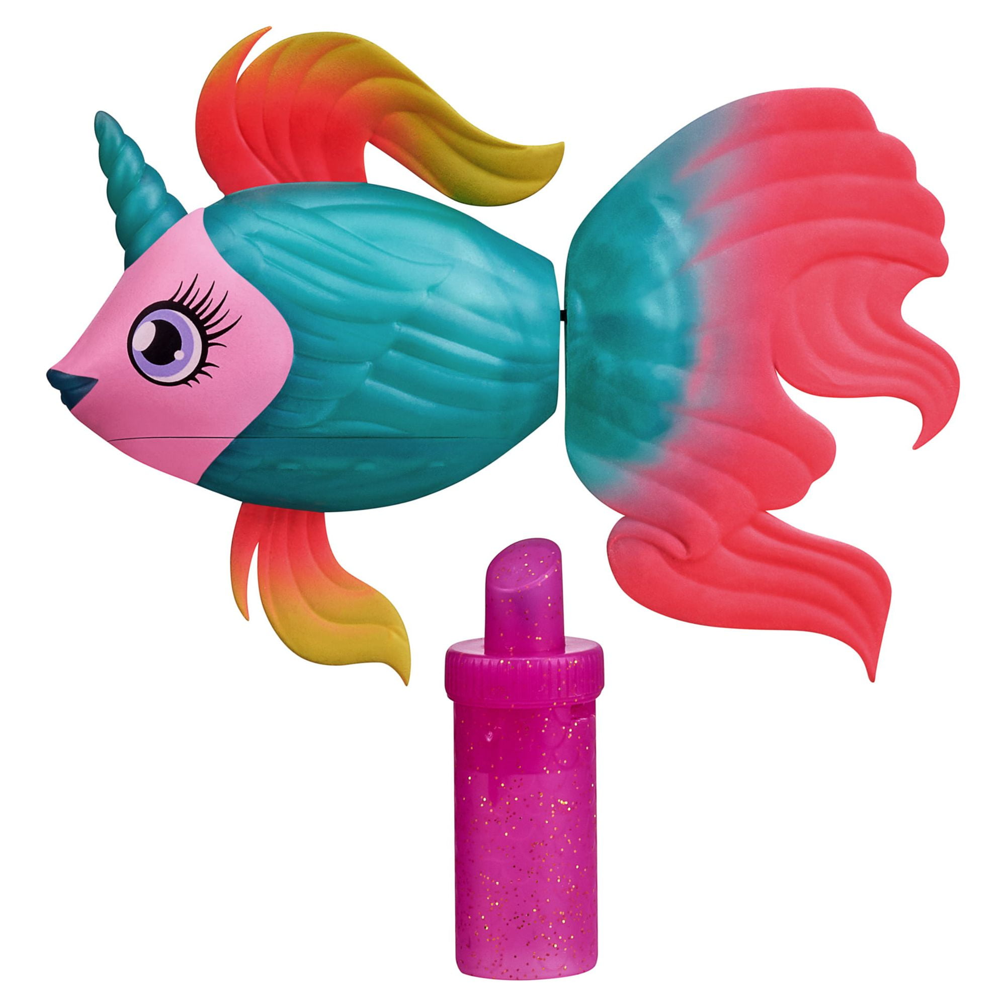 Little Live Pets, Lil' Dippers Fish and Tank: Fantasea, Interactive Toy Fish & Tank , Magically Comes Alive in Water, Feed and Swims like A Real Fish, Toys for kids, Ages 5+