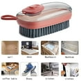 thumbnail image 4 of Cepillo para fregar con dispensador de jabón, buen limpiador de goma para fregadero, cacerola, lavado y limpieza, baño, cocina, ropa suave y cepillo para fregar zapatos, 4 of 5
