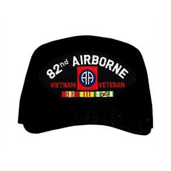 82nd Airborne Vietnam Veteran with Patch Ball Cap