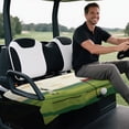 thumbnail image 4 of Uorisanigo Golfer Print Golf Cart Seat Covers with Storage Pockets, Universal Club Car Seat Covers Towel Blanket Fit for EZGO, Club Car & More 2-Seat Carts, Easy Installation, 4 of 7