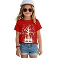 thumbnail image 2 of Zshosam Christmas Shirt Kids Christmas Shirts Boys Girls Christmas Tree T Shirt Toddler Christmas Graphic Tees Holiday Short Sleeve Tops Size 9T 10T,(Red 9-10 Years), 2 of 6