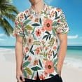 thumbnail image 5 of High Quality Hawaiian Shirts for Men Short Sleeve Aloha Beach Shirt Floral Summer Casual Button Down Shirts Blouses MWHAEZ, 5 of 7