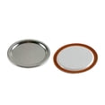 thumbnail image 4 of Advancent Tapas bucales Hojalata Tipo dividido Buen rendimiento de sellado A prueba de herrumbre Tapas para conservas duraderas Ampliamente utilizado Cocina y Comedor Plata Tapa plateada de 70 mm Advancent HA066111-03, 4 of 6