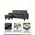 thumbnail image 5 of Sofá de 3 Plazas con Ottoman EKE Life Home Tapizado en Tela, Diseño Moderno para Sala, 5 of 5