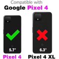 thumbnail image 2 of REQO Compatible with Google Pixel 4 Wallet Case Tempered Glass Screen Protector and Zipper Retro Leather Flip Cover Card Holder Stand Cell Accessories for Pixel4 Pixle Four Women Men Rose Gold, 2 of 7