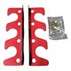 thumbnail image 2 of Soporte de Pared para Barra Soporte Resistente Y Protector para Barra de Musculación Accesorio Colgante Antiresbalones Diseño Compacto Adecuado para Á Rojo, 2 of 9