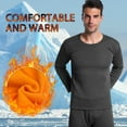 thumbnail image 6 of Htwon Thermal Underwear for Mens Set Long John Underwear Long Sleeve Base Layer Set (Black, XL), 6 of 20