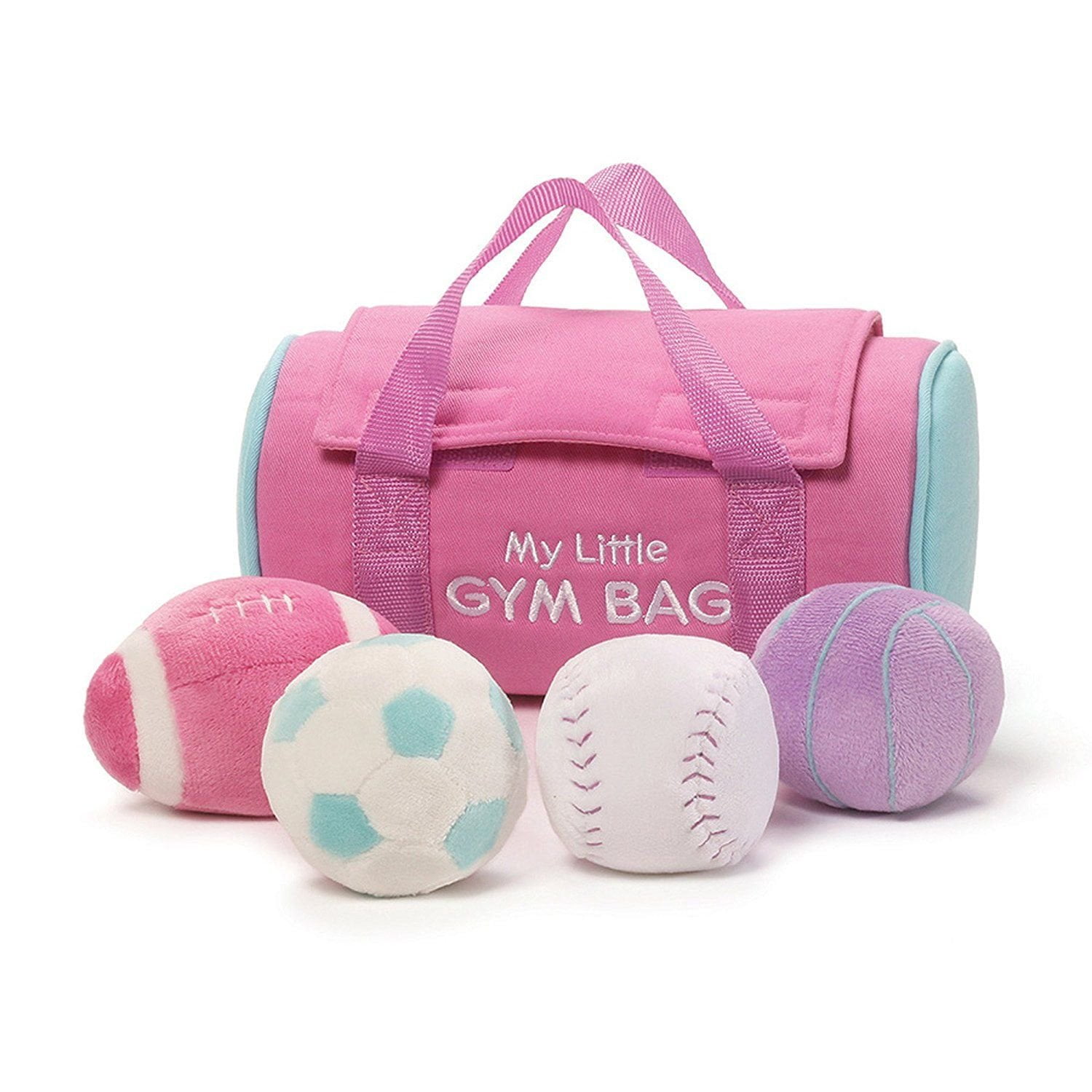 baby pink gym bag