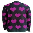 thumbnail image 4 of AMERTEER Pull à Manches Longues Casual Mode Mode Coeur Encolure Ronde Tricots Amples pour Femme Valentine, 4 of 6