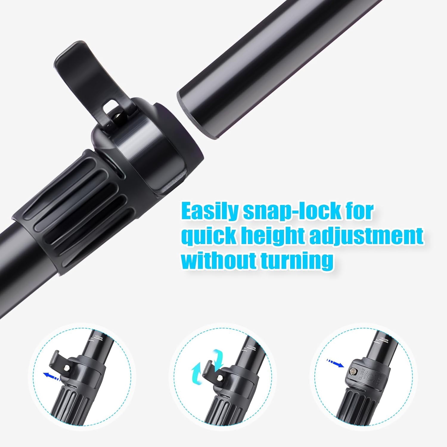 Adjustable Detachable Stand Up Paddle Board Oar Set Aluminum Alloy Shaft Kayak Surfing Fishing