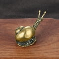 thumbnail image 3 of MasteelfCA Décoration de Bureau en Laiton Escargot Décoration Rétro pour Maison, 3 of 7