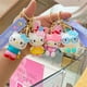 thumbnail image 2 of Llavero Kawaii Sanrio Hello Kitty, colgante de muñeca de gato KT de dibujos animados, decoración de mochila escolar, llavero de coche, regalos de joyería para amigos Fivean unisex, 2 of 2