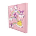 thumbnail image 2 of Sanrio Hello Kitty and Friends Rainbows Canvas Wall Art | 12 x 12 Inches, 2 of 8