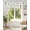 Emerald Green, variant on Blue Floral Kitchen Valances for Windows Vintage Abstract Botanical Pattern Valance Curtains for Kitchen /Living Room/Bedroom/ Bathroom Decor, 54"x18 " ,Rod Pocket 1 Panel,