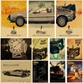 thumbnail image 2 of Impresión nostálgica, póster vintage de la película Regreso al futuro 1, 2, 3, impresiones, película clásica, arte para el hogar, decoración de pared, pintura retro de coche, 2 of 5