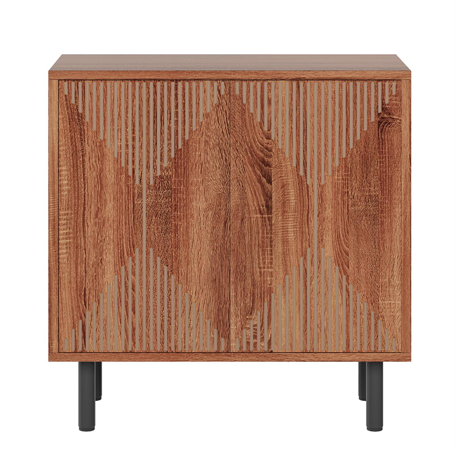 Demi Bonn 59" Sideboard Buffet Storage Cabinet, Modern Credenza Accent Cabinet with Doors, Console Coffee Bar for Kitchen Entryway Living Dining Room, Brown