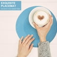 thumbnail image 5 of GOOHOCHY 4 Pcs Dining Coasters Woven Placemats Table Silicone Accessories, 5 of 7